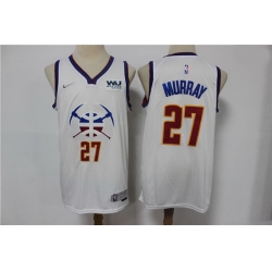 Men Denver Nuggets Jamal Murray 27 White 2020 21 City Edition Nike Swingman Jersey