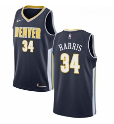 Youth Nike Denver Nuggets 34 Devin Harris Swingman Navy Blue Road NBA Jersey Icon Edition 