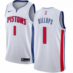 Womens Nike Detroit Pistons 1 Chauncey Billups Swingman White Home NBA Jersey Association Edition