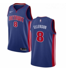 Womens Nike Detroit Pistons 8 Henry Ellenson Swingman Royal Blue Road NBA Jersey Icon Edition