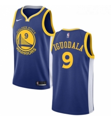 Youth Nike Golden State Warriors 9 Andre Iguodala Swingman Royal Blue Road NBA Jersey Icon Edition