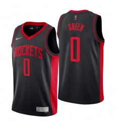 Men Houston Rockets 0 Jalen Green Black Men NBA Swingman 2020 21 Earned Edition Jersey