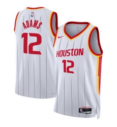 Men Houston Rockets 12 Steven Adams White 2026 27 Association Edition Stitched Basketball Jersey Men Houston Rockets 12 Steven Adams White 2026 27 Association Edition Stitched Basketball Jersey