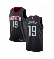 Womens Houston Rockets 19 Tyson Chandler Swingman Black Basketball Jersey Statement Edition 