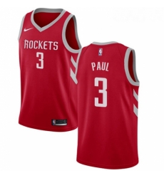 Youth Nike Houston Rockets 3 Chris Paul Swingman Red Road NBA Jersey Icon Edition