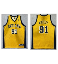 Men Reebok Ron Artest Indiana Pacers 91 Malice In The Palace Pinstripe Jersey