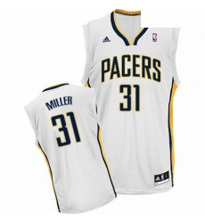 Mens Adidas Indiana Pacers 31 Reggie Miller Swingman White Home NBA Jersey