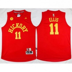 Pacers 11 Monta Ellis Red Hardwood Classics Stitched NBA Jersey 