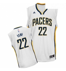 Youth Adidas Indiana Pacers 22 T J Leaf Swingman White Home NBA Jersey 