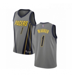 Youth Indiana Pacers 1 TJ Warren Swingman Gray Basketball Jersey City Edition 