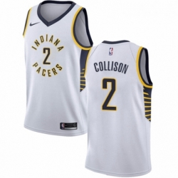 Youth Nike Indiana Pacers 2 Darren Collison Swingman White NBA Jersey Association Edition 