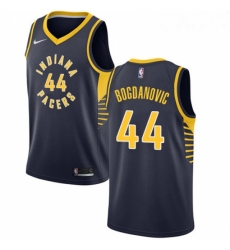 Youth Nike Indiana Pacers 44 Bojan Bogdanovic Authentic Navy Blue Road NBA Jersey Icon Edition 