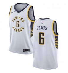 Youth Nike Indiana Pacers 6 Cory Joseph Swingman White NBA Jersey Association Edition 