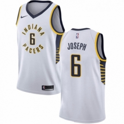 Youth Nike Indiana Pacers 6 Cory Joseph Swingman White NBA Jersey Association Edition 