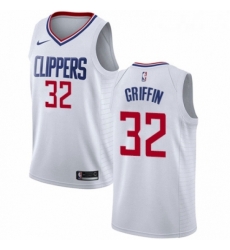 Youth Nike Los Angeles Clippers 32 Blake Griffin Swingman White NBA Jersey Association Edition