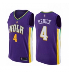 Youth New Orleans Pelicans 4 JJ Redick Swingman Purple Basketball Jersey City Edition 