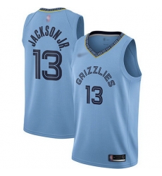 Grizzlies 13 Jaren Jackson Jr  Light Blue Basketball Swingman Statement Edition Jersey