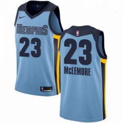 Mens Nike Memphis Grizzlies 23 Ben McLemore Authentic Light Blue NBA Jersey Statement Edition 