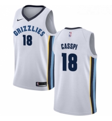 Youth Nike Memphis Grizzlies 18 Omri Casspi Swingman White NBA Jersey Association Edition 