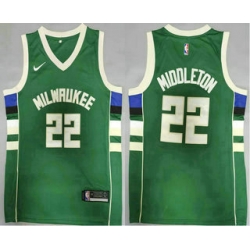 Men Men-27s-Milwaukee-Bucks--2320-Khris-Middleton-Green-2021-Nike-Swingman-Stitched-Jersey-6328-60529