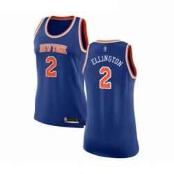 Womens New York Knicks 2 Wayne Ellington Swingman Royal Blue Basketball Jersey Icon Edition 