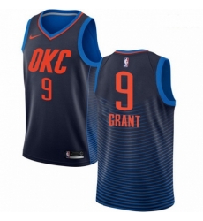 Mens Nike Oklahoma City Thunder 9 Jerami Grant Swingman Navy Blue NBA Jersey Statement Edition