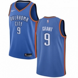 Mens Nike Oklahoma City Thunder 9 Jerami Grant Swingman Royal Blue Road NBA Jersey Icon Edition