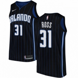 Mens Nike Orlando Magic 31 Terrence Ross Swingman Black Alternate NBA Jersey Statement Edition