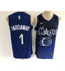 Men's Orlando Magic #1 Tracy Mcgrady Blue Salute To Service Basketbal Jersey