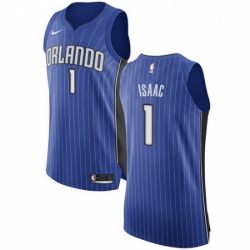 Womens Nike Orlando Magic 1 Jonathan Isaac Authentic Royal Blue Road NBA Jersey Icon Edition