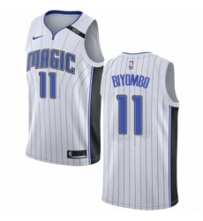 Womens Nike Orlando Magic 11 Bismack Biyombo Swingman NBA Jersey Association Edition