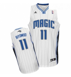 Youth Adidas Orlando Magic 11 Bismack Biyombo Swingman White Home NBA Jersey