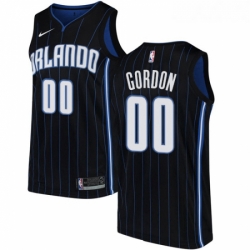 Youth Nike Orlando Magic 0 Aaron Gordon Authentic Black Alternate NBA Jersey Statement Edition