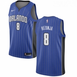 Youth Nike Orlando Magic 8 Mario Hezonja Swingman Royal Blue Road NBA Jersey Icon Edition