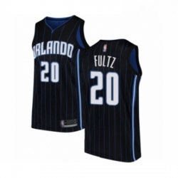 Youth Orlando Magic 20 Markelle Fultz Swingman Black Basketball Jersey Statement Edition 