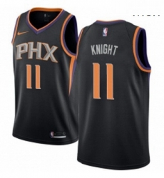 Mens Nike Phoenix Suns 11 Brandon Knight Swingman Black Alternate NBA Jersey Statement Edition