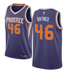 Suns  46 Aron Baynes Purple Basketball Swingman Icon Edition Jersey