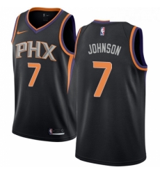 Womens Nike Phoenix Suns 7 Kevin Johnson Authentic Black Alternate NBA Jersey Statement Edition