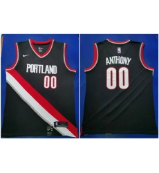 Blazers 0 Damian Lillard Black 2019 20 Nike Swingman Jersey