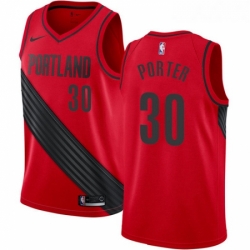 Youth Nike Portland Trail Blazers 30 Terry Porter Swingman Red Alternate NBA Jersey Statement Edition