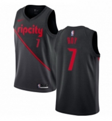 Youth Nike Portland Trail Blazers 7 Brandon Roy Swingman Black NBA Jersey 2018 19 City Edition