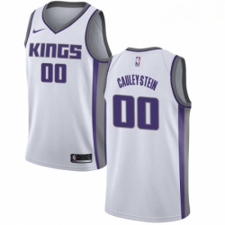 Mens Nike Sacramento Kings 0 Willie Cauley Stein Swingman White NBA Jersey Association Edition 