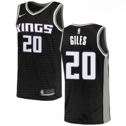 Womens Nike Sacramento Kings 20 Harry Giles Authentic Black NBA Jersey Statement Edition 