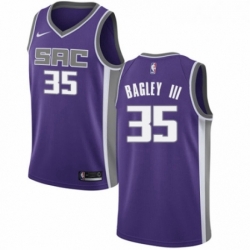 Womens Nike Sacramento Kings 35 Marvin Bagley III Authentic Purple NBA Jersey Icon Edition 