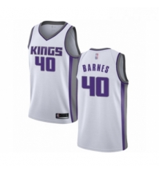 Womens Sacramento Kings 40 Harrison Barnes Swingman White Basketball Jersey Association Edition 