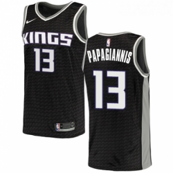 Youth Nike Sacramento Kings 13 Georgios Papagiannis Swingman Black NBA Jersey Statement Edition