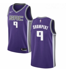 Youth Nike Sacramento Kings 9 Iman Shumpert Authentic Purple NBA Jersey Icon Edition 