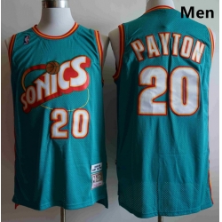 Men Seattle SuperSonics Gary Payton 20 Mitchell Ness Jersey