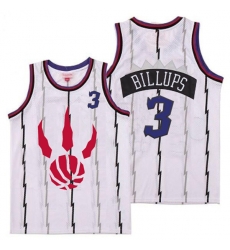 Raptors 3 Chauncey Billups White Throwback Jerseys