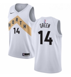 Womens Nike Toronto Raptors 14 Danny Green Swingman White NBA Jersey City Edition 